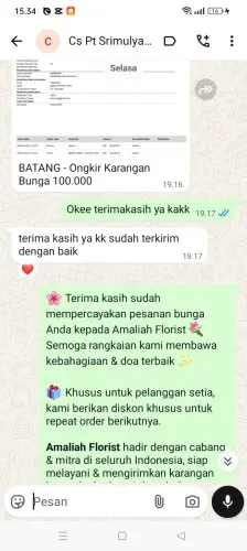 Testimonial Papan Bunga aceh besar